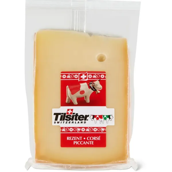 Puskietis sūris TILSITER, piccante, brandintas 5 mėn, 200g