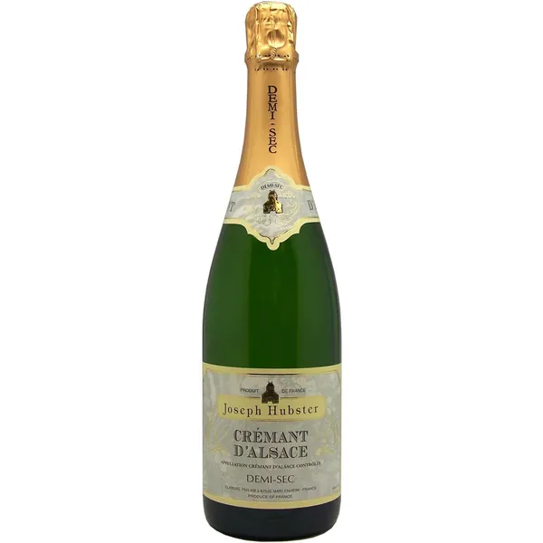 Putojantis vynas HUBSTER, Cremant d'Alsace Demi Sec, baltas, 11,5%, 0,75l