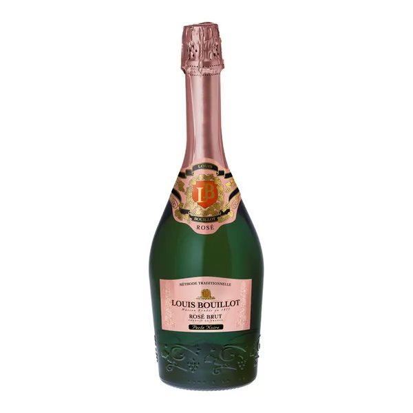 Putojantis vynas LOUIS BOUILLOT, Blanc De Noirs Rose, Perle Noire, 11,5%, 0,75 l