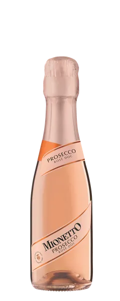 Putojantis sausas rožinis vynas MIONETTO PROSECCO DOC ROSE, 11 %, 0,2 l