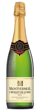 Dzirkstošais baltvīns MONTVERMEIL Cremant De Loire, sauss, 12%, 0.75l
