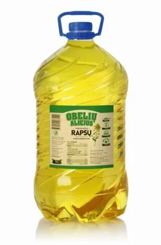 Rapsų aliejus OBELIŲ, 5 l