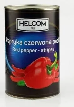 Raudonoji paprika, HELCOM, juostelėmis, 4,2kg/2kg