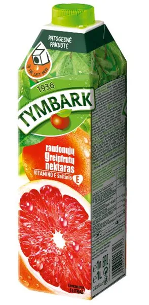 Raudonųjų greipfrutų nektaras TYMBARK, 1 l