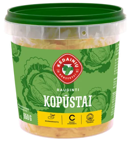 Rauginti kopūstai KĖDAINIŲ, 650 g