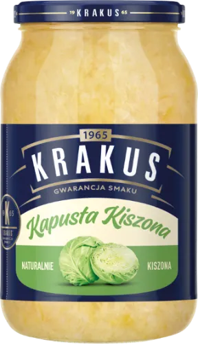 Rauginti kopūstai KRAKUS, 900g