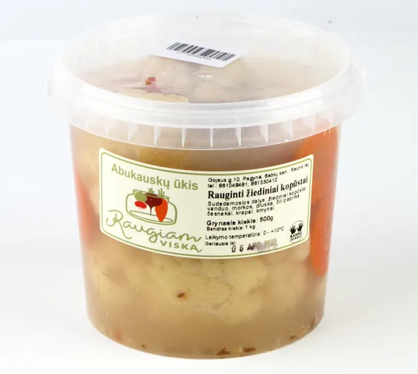 Rauginti žiediniai kopūstai RAUGIAM VISKĄ,  500 g