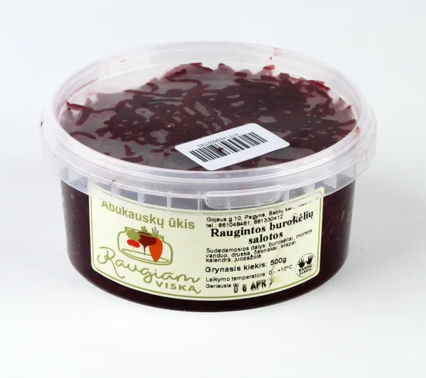 Raugintos burokėlių salotos RAUGIAM VISKĄ,  500 g