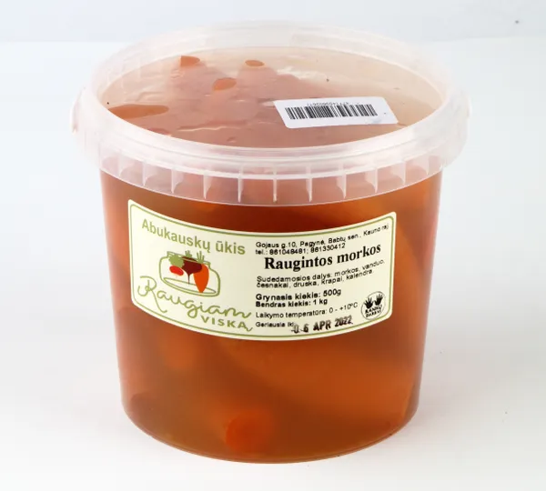 Raugintos morkos RAUGIAM VISKĄ,  500 g