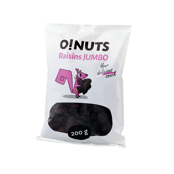 Rozīnes Jumbo O!NUTS, 200g