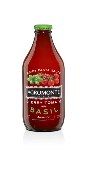 Ķiršu tomātu mērce ar baziliku AGROMONTE, 330g