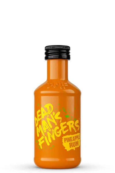 Stiprs alkoholisks dzēriens ar ruma un ananāsu garšu DEAD MAN'S FINGER, 37.5%, 0.05l
