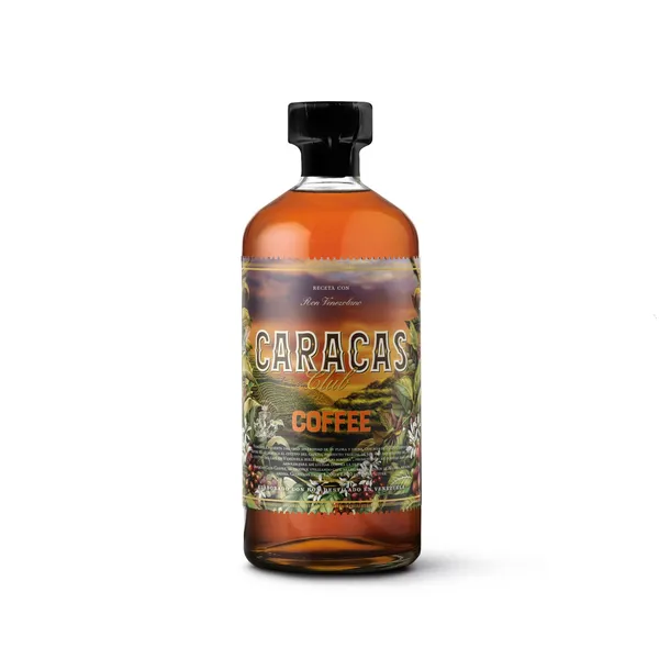 Romo ir kavos spiritinis gėrimas, CARACAS CLUB,coffee, 40%, 0,7l