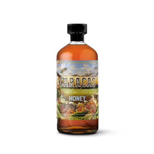 Romo ir medaus spiritinis gėrimas, CARACAS CLUB, honey, 40%, 0,7l