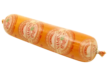 Rūkytas lydytas sūris NAMINIS su kumpiu, 40% riebumo, 250 g