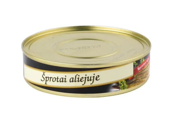 Rīgas šprotes eļļā ar atslēdz., BV, 160 g