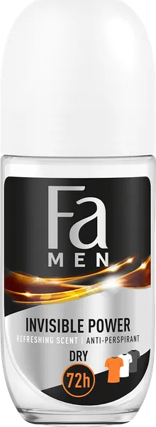 Rutulinis dezodorantas vyrams FA Men Xtreme Invisible, 50 ml