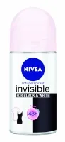 Rutulinis dezodorantas vyrams NIVEA Black & White, 50 ml