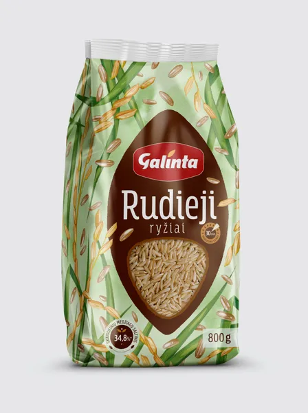 Ryžiai GALINTA, ilgagrūdžiai, rudieji, 800 g