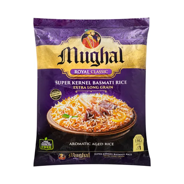Ryžiai MUGHAL, Royal Classic, Basmati, ilgagrūdžiai, 1 kg