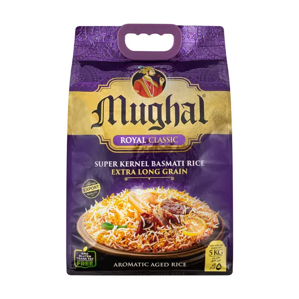 Ryžiai MUGHAL, Royal Classic, Basmati, ilgagrūdžiai, 5 kg