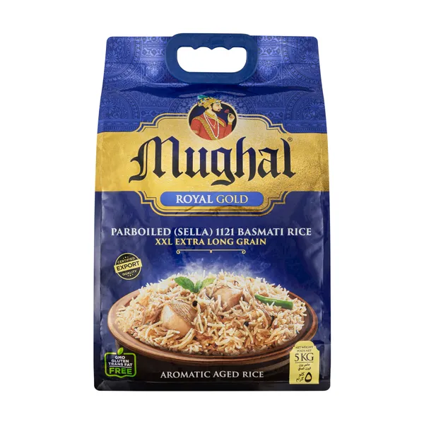 Ryžiai MUGHAL, Royal Gold, Basmati, ilgagrūdžiai, 5 kg