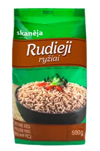 Rudieji ryžiai SKANĖJA, 500 g