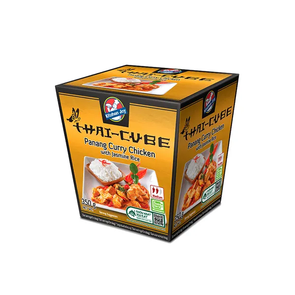 Rīsi ar vistu un Panang kariju, Kitchen Joy, saldēti, 350g