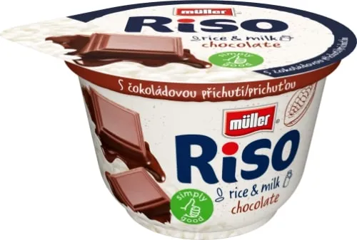 Ryžių košė MULLER Riso, su šokoladu, 200 g