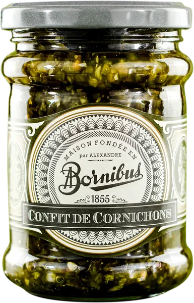 Kornišonu konfits BORNIBUS, 250g