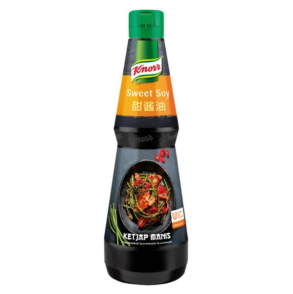 Saldus sojos padažas KNORR, Ketjap Manis, 1l