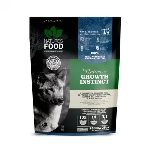 Šaldyras maistas šuniukams, su vištiena ir jautiena, Nature's Growth Instinct Tray, 1kg
