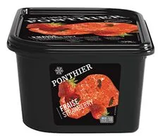 Šaldyta braškių tyrė PONTHIER, 1 kg