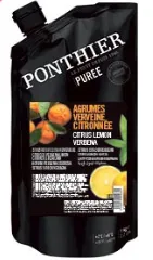 Šaldyta citrinų ir verbenos tyrė PONTHIER, 1 kg