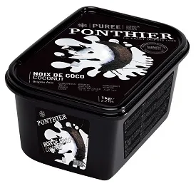 Šaldyta kokosų tyrė PONTHIER, 1kg