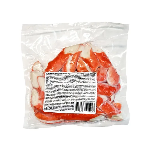 Šaldyta krabų skonio surimio mėsa, 42%, 400 g