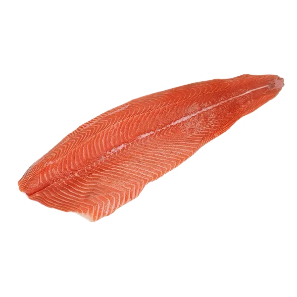 Šaldyta lašišos filė, su oda, D-trim, 1,4-2,2 kg