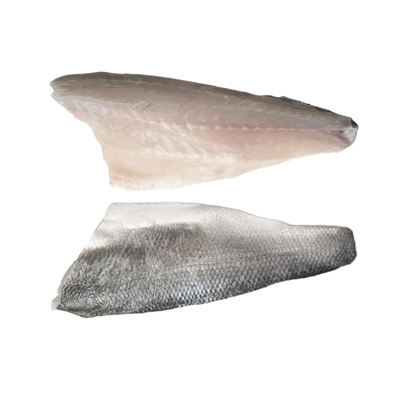 Šaldyta paprastojo vilkešerio filė, su oda, 120-160, 20% glazūra, 5 kg