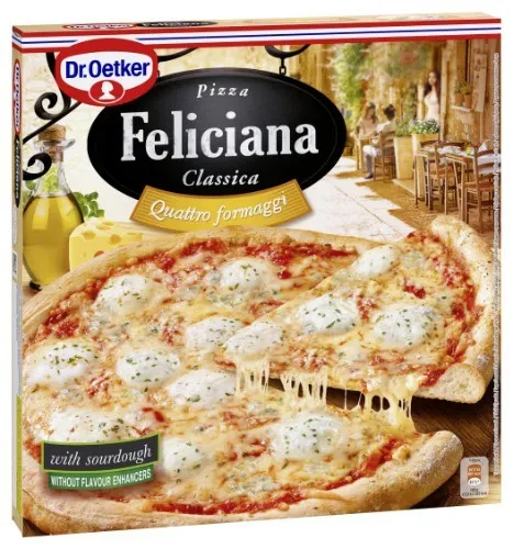 Šaldyta pica FELICIANA Quattro Formaggi, 325 g