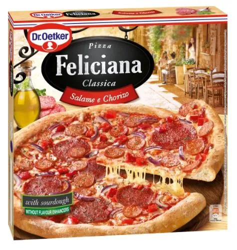 Šaldyta pica DR. OETKER FELICIANA SALAME E CHORIZO, 320 g