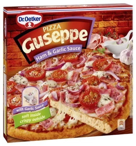 Pica Guseppe ar šķiņķi un ķiploku mērci Dr.Oetker, 440g