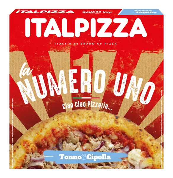 Šaldyta pica ITALPIZZA, La Numero Uno Tonno e Cipolla, 435 g