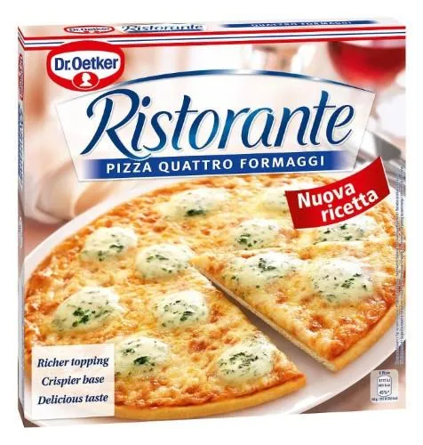 Dr.Oetker Ātri sasaldēta pica Ristorante četru sieru 340g