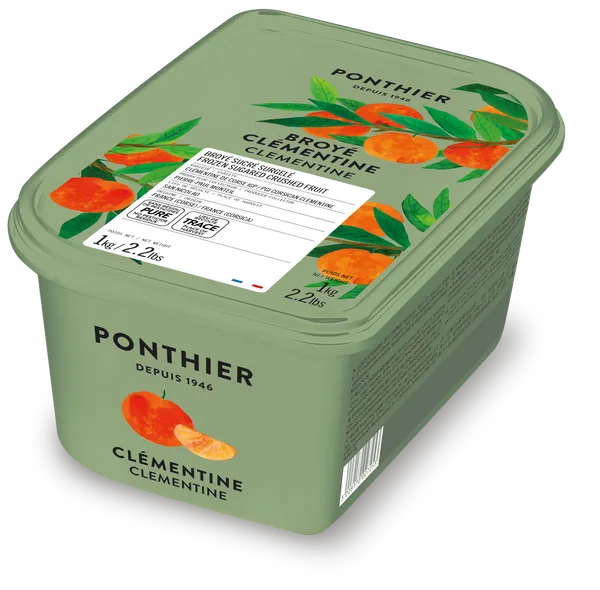 Šaldyta trintų Korsikos klementinų tyrė PONTHIER, su minkštimu, PGI, 1 kg