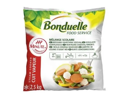 Dārzeņu maisījums Skolas MINUTE Bonduelle, 2,5kg