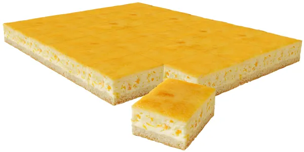 Šaldytas grietinėlės ir mandarinų pyragas HEINERSDORFER, (28 vnt) 2750g