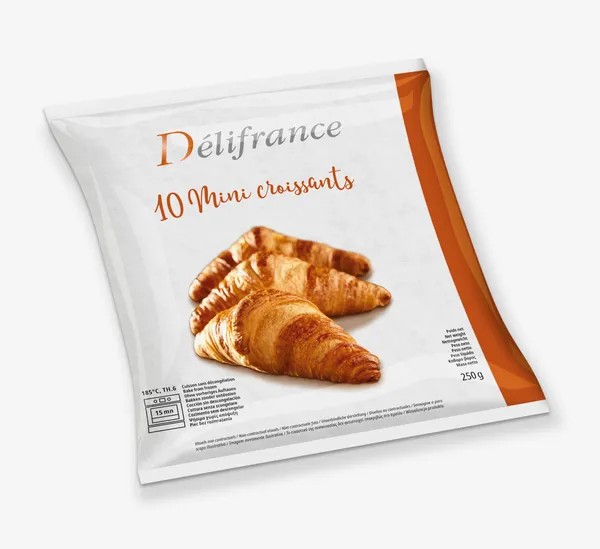 Mini kruasāni, 10gab  x 25g