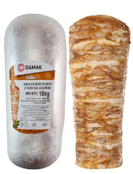 Šaldytas vištienos filė ir kumpio kebabas, 10 kg, HALAL