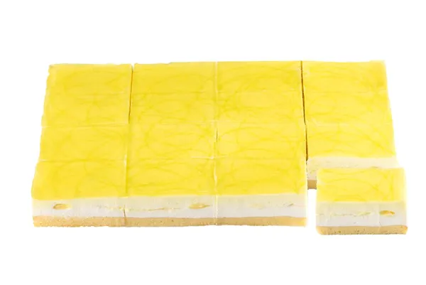 Šaldytas žaliųjų citrinų pyragas, pjaustytas, (16x130g), 2,1kg