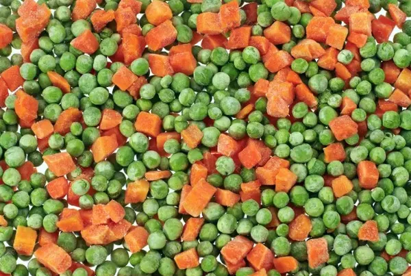 Šaldytas žirnelių ir morkų mišinys, 2,5 kg